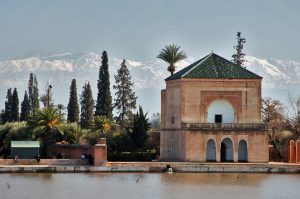 Menara gardens (the Atlas Mountains in the background).